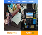 2Pcs Car Back Seat Organizer Backseat Car Organizer Back Seat Storage Bag