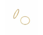 Bevilles 9ct Yellow Gold 10mm Sleeper Earrings Hoop