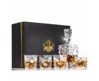 Don Vassie Luxury Whisky Decanter Set with 4 Glasses-DAINTREE RAINFOREST