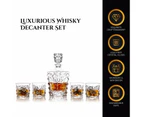 Don Vassie Luxury Whisky Decanter Set with 4 Glasses-DAINTREE RAINFOREST