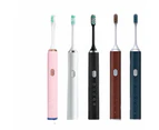 Rechargeable Electric Toothbrush 2 Minutes Timer 5 Modes Cleaning Maglev Dental Brushes Ultrasonic Toothbrush - Black