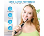Rechargeable Electric Toothbrush 2 Minutes Timer 5 Modes Cleaning Maglev Dental Brushes Ultrasonic Toothbrush - Blue