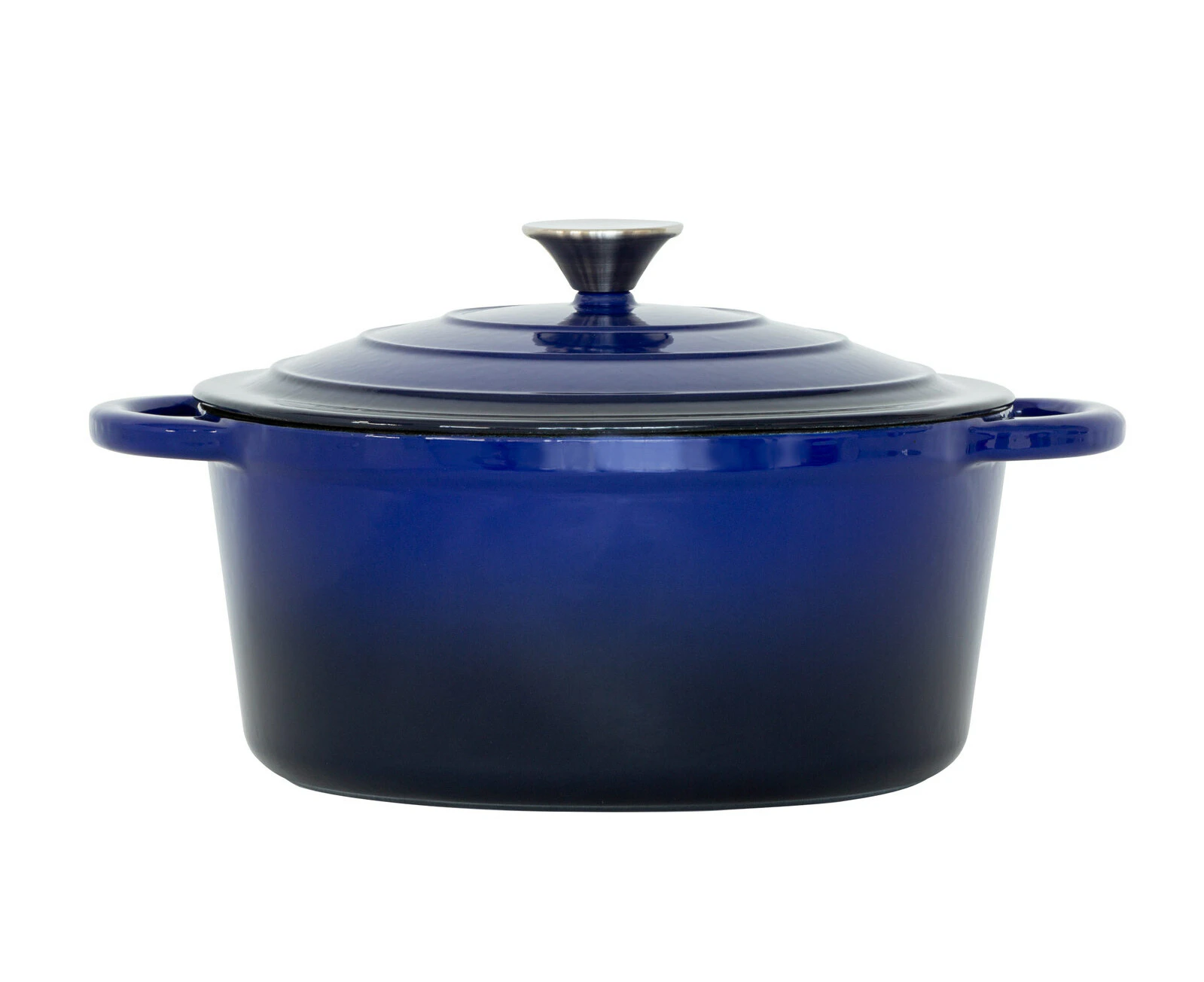 Healthy Choice 4.7L Enamelled Cast Iron French Oven Casserole - Blue