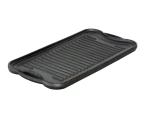 Healthy Choice 50x25cm Reversible Cast Iron Grill Plate