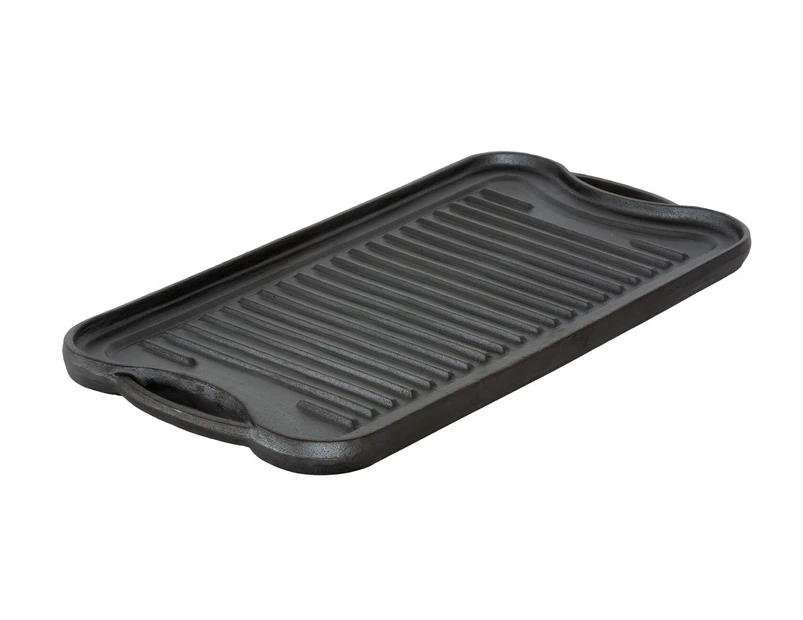 Healthy Choice 50x25cm Reversible Cast Iron Grill Plate