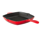 Healthy Choice 44x30cm Enamelled Cast Iron Square Grill Pan