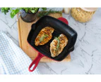 Healthy Choice 44x30cm Enamelled Cast Iron Square Grill Pan