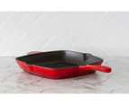 Healthy Choice 44x30cm Enamelled Cast Iron Square Grill Pan