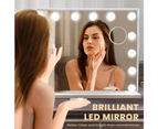 Simplus 50CM Vanity Makeup Mirror With Lights Hollywood LED Mirrors Stand 14 Blub White