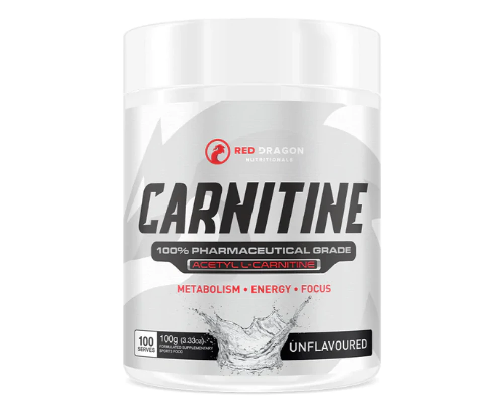 Carnitine 100% Pure Acetyl L-Carnitine By Red Dragon