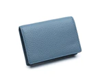 Men Short Wallet Leather Bifold Wallet Credit Card Holder Coin Purses Business Wallet for Men-Color-Black