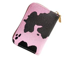 PU leather Business ID Credit Card Holder Pocket for Case Purse Wallet Organizer-Color-Pink
