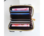 PU leather Business ID Credit Card Holder Pocket for Case Purse Wallet Organizer-Color-White