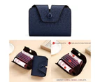 PU Credit Cards Wallet Card Holder Business Gift Change Pocket for Women Coin Purse Money Bag-Color-coffee