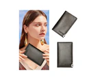 Stylish and Portable Card Holder Compact and Durable Wallet Purse Perfect for Organizing Your Cards-Color-dark brown