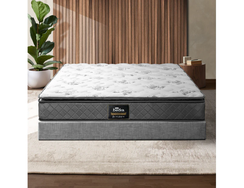 Bedra Double Mattress Breathable Luxury Bed Bonnell Spring Foam Medium 21cm - Multi