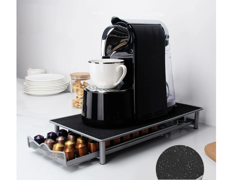 Coffee Capsules Holder Rack 40 Pods Drawer Storage Organizer Stand For Nespresso