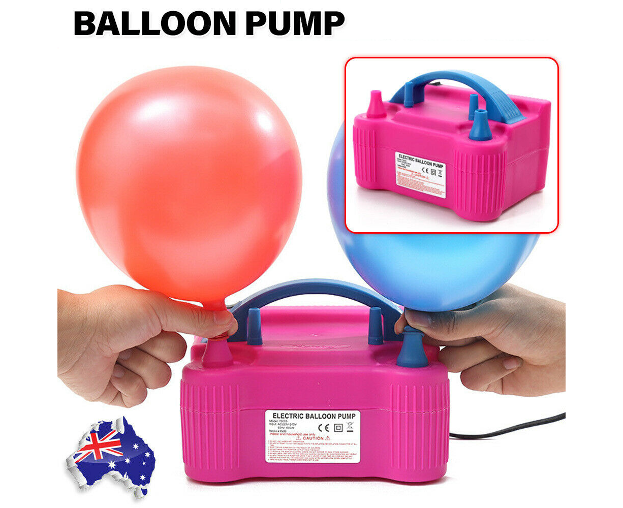 Electric Balloon Inflator Air Pump Massive Balloons Blower US Standard Plug for Balloon Arch, Balloon Column Stand, and Balloon Decoration, Pink