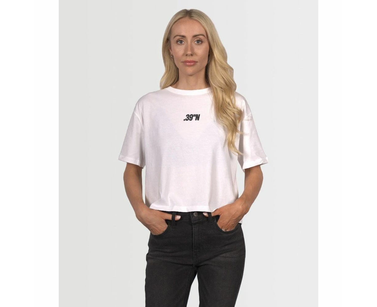 Topshop Women's Active Jolie Crop Tee - White