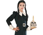 Rubies Wednesday Addams Child Wig 7458 Kids Halloween Party Costume Accessory