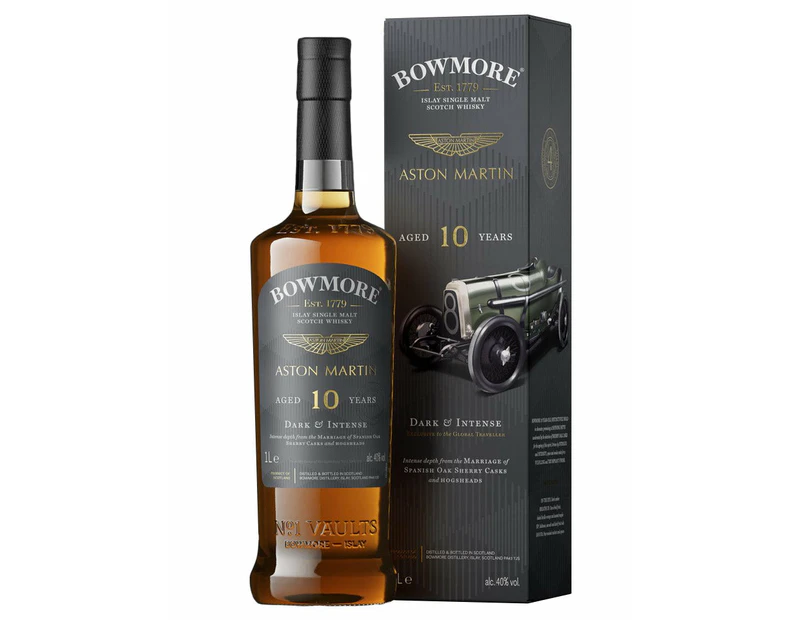 Bowmore 10 Year Old Dark & Intense Aston Martin Edition #4 Single Malt Scotch Whisky 1l