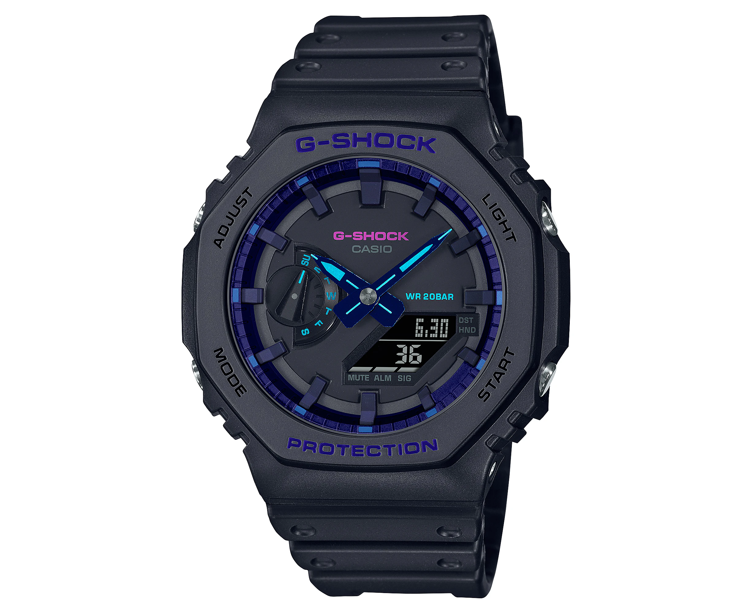 Casio G-SHOCK Virtual Reality Analog-Digital Men's Watch - GA2100VB-1A