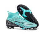 Men's Football Boots High  Training Competition Sports Soccer Shoes -Green