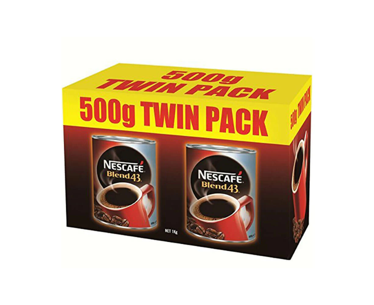 Nescafe Blend 43 Coffee Twin Pack 1kg