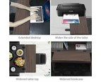Walnut Wooden Desk Extender Ergonomic Design Large Space Foldable Structure Clamp On Keyboard Tray Elbow Arm Support