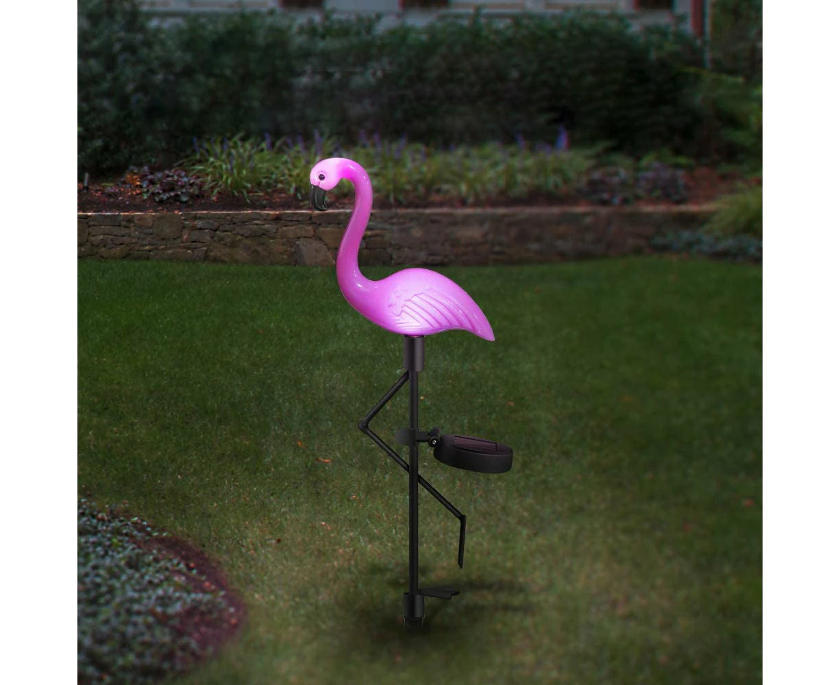 Flamingo Garden LED Stake Solar Powered Decorative Light