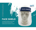 2x Safetyware Safety Full Face Shield Mask Clear Protection Anti-Fog Cover
