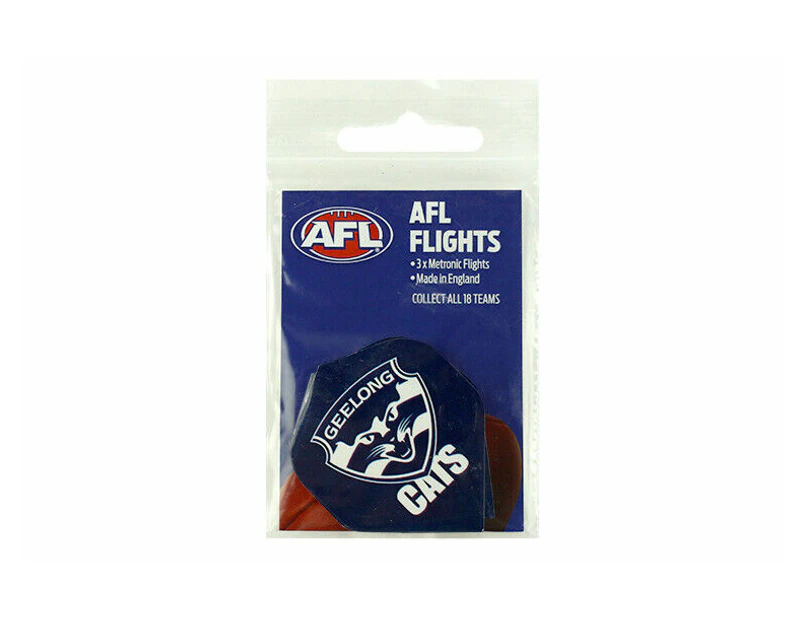 AFL Replacement Dart Flights Set Of 3 - Geelong Cats - Darts