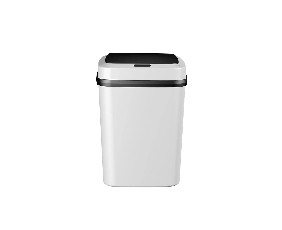 RYG Electric Trash Can Sensitive Mute Odor Isolation Waterproof Automatic Motion Sensor Kick Vibration Rubbish Bin