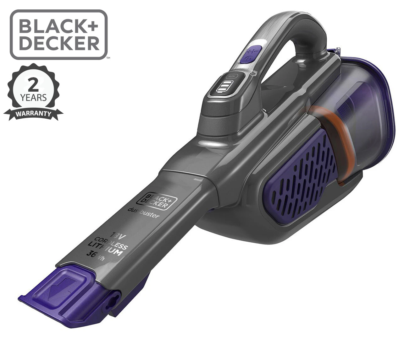 Black and Decker DVB315JP 12v Cordless Pet Dustbuster Hand Vacuum