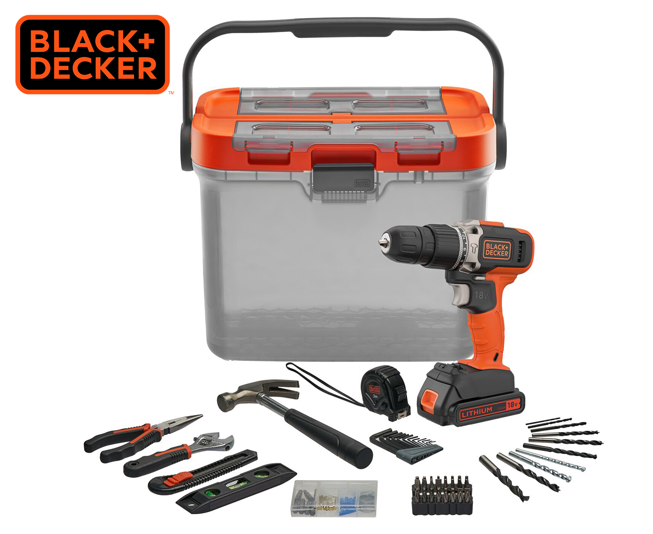 Black and decker 18v hammer drill hot sale