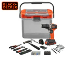 Black & Decker 18V Hammer Drill Project Kit