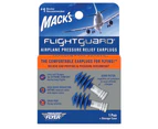 Mack's Flightguard Airplane Pressure Refief Reusable Ear Plugs With Storage Case