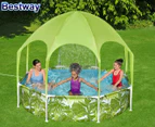 Bestway 2.44m Steel Pro Splash-in-Shade Inflatable Swimming Pool - 51cm