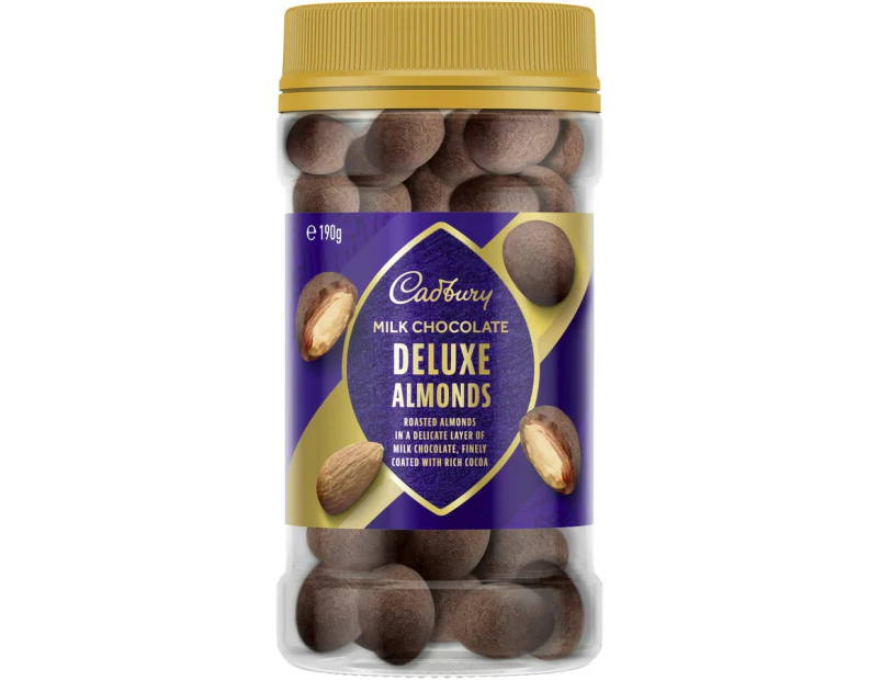 Cadbury Milk Chocolate Coated Deluxe Almonds 190g