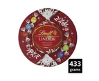 Lindt Lindor Limited Edition Chocolate Round Tin for Christmas gift | 433g