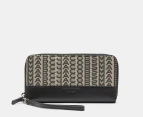 Marc Jacobs The Monogram Continental Wristlet - Beige/Multi