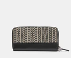 Marc Jacobs The Monogram Continental Wristlet - Beige/Multi