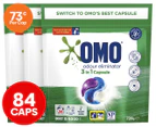 3 x 28pk OMO Odour Eliminator 3-in-1 Detergent Capsules