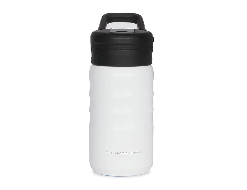 The Good Brand 355ml Stainless Steel Insulated Drink Bottle Double Wall White