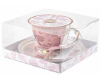 20 Year Roses Tea Cup And Saucer Pair Set Pink 200ml Drinking Cup Serveware