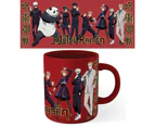 2x Jujutsu Kaisen Anime Manga Themed Red Coffeee Mug Drinking Cup Red 300ml