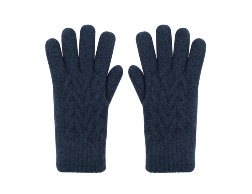 Star Winter Gloves For Women Warm Knit Gloves Touchscreen Girls Gloves,Tibet