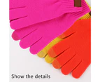 Women'S Winter Touchscreen Stretch Thermal Magic Gloves Warm Knitted Lined,Red Rose
