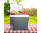 Koolatron Electric cooler and iceless cooler Warmer (24 L), Electric Portable Car Fridge Gray/White, Travel fridge, Made in North America