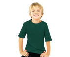 Spiro Childrens Boys Performance Aircool T-Shirt (Bottle Green) - RW6577